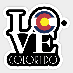 LOVE Colorado! Sticker